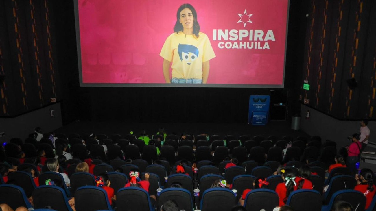 Llevarán a 2,500 niños de Coahuila a ver 'Intensamente 2'