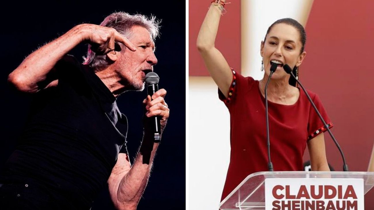Roger Waters felicita y manda mensaje a Claudia Sheinbaum