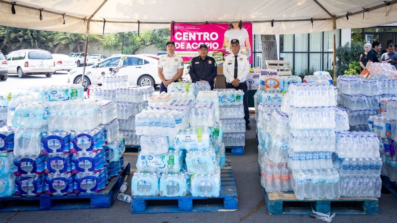 Guadalupe reúne botes de agua para afectados por 'Alberto'