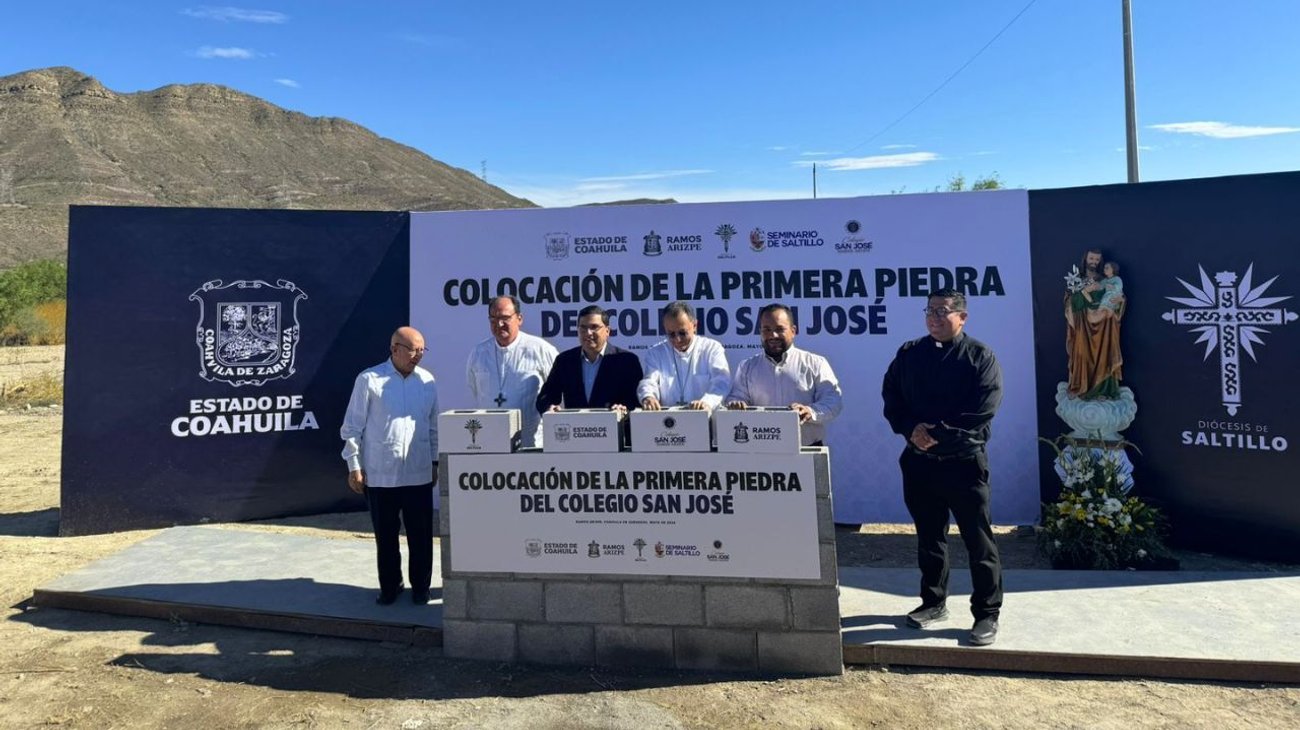 Bendicen la primera piedra del nuevo Colegio San José