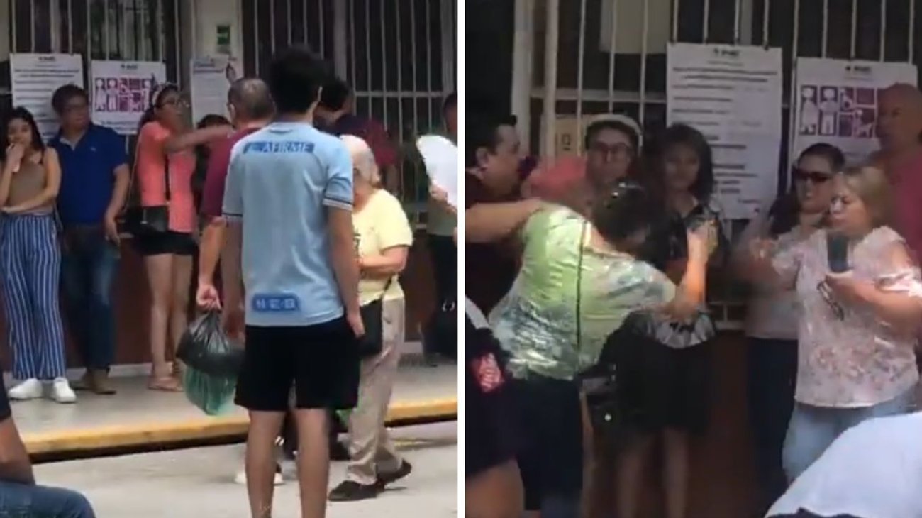 Lady Casilla: quiso saltarse la fila y la golpean en Apodaca