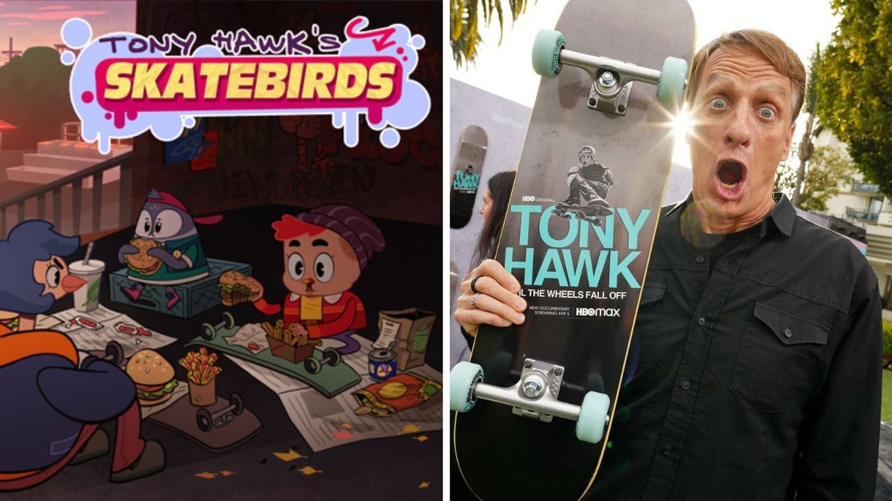 Tony Hawk crea 'Skatebirds', serie animada para niños