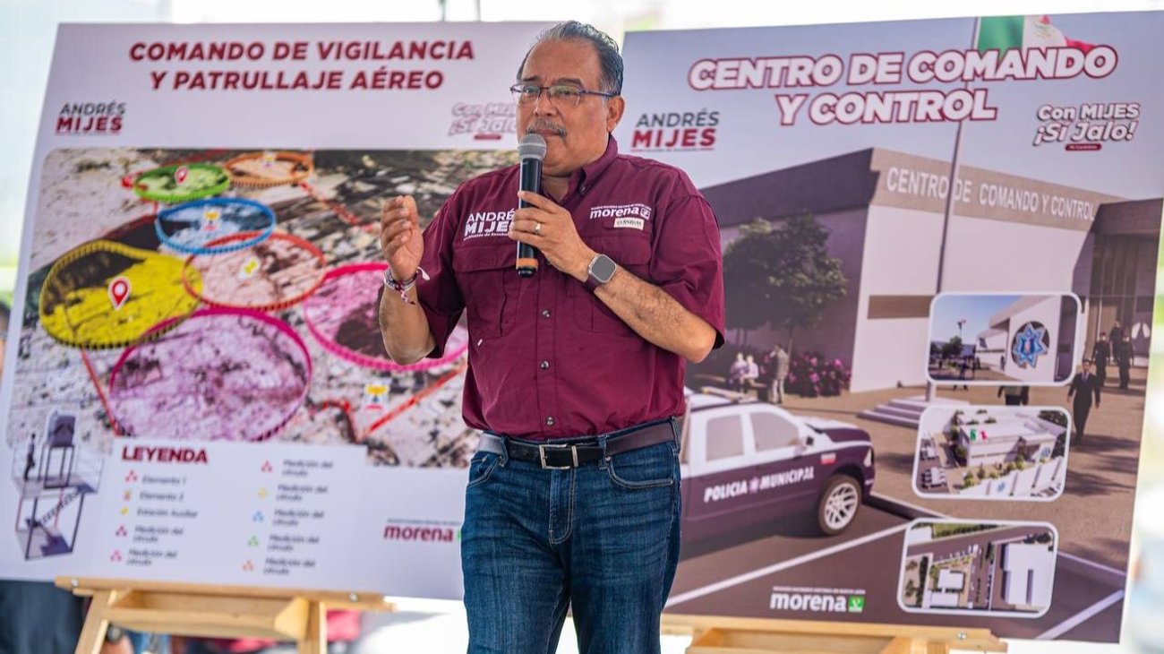 Busca Mijes 'blindar' Escobedo con patrullaje aéreo