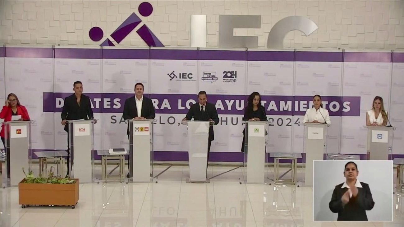 Entre ataques debaten candidatos la alcaldía de Saltillo