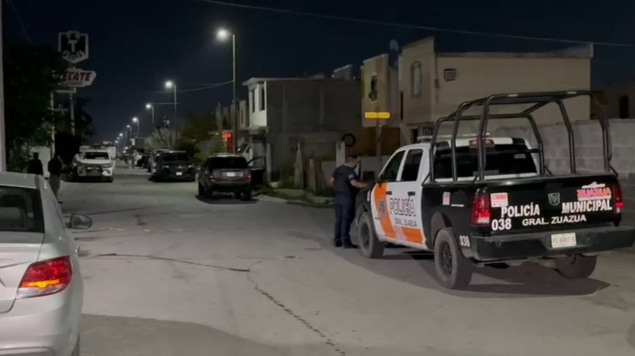 Hombres armados ultiman a balazos a dos en Zuazua