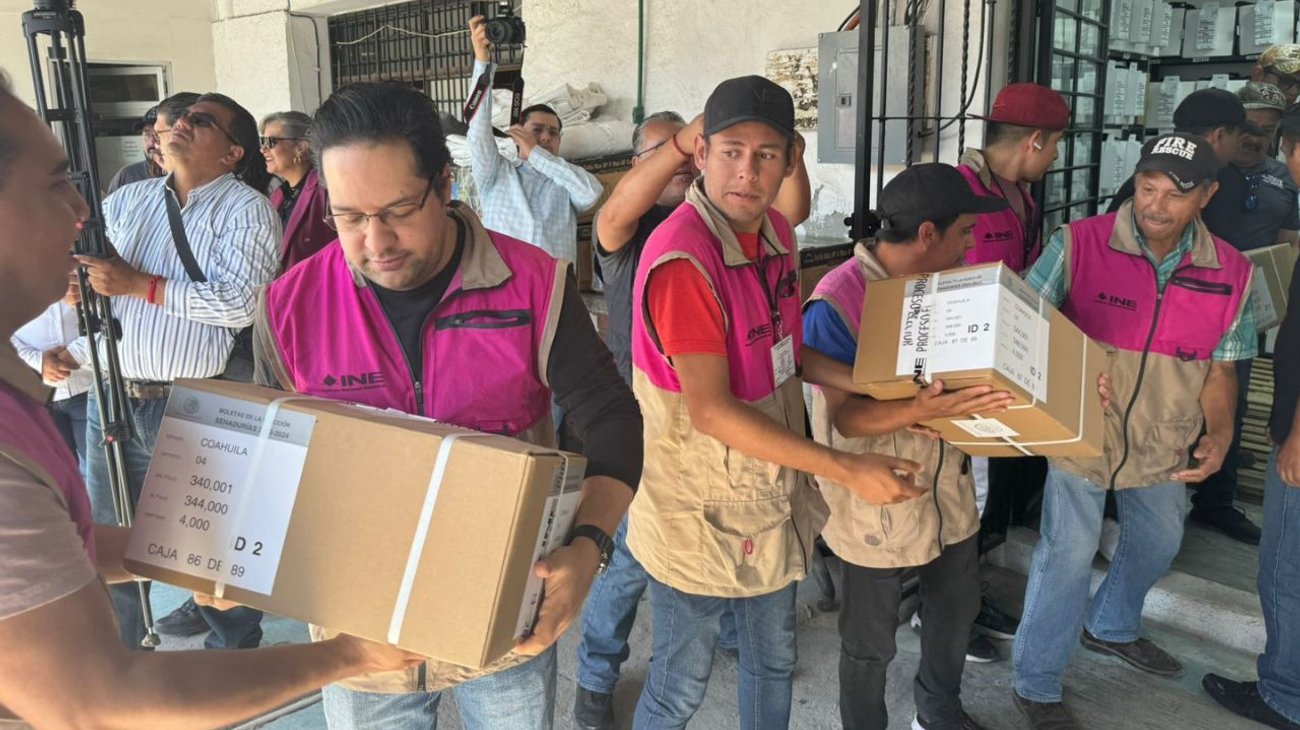 Más de 7 millones de boletas electorales llegan a Coahuila