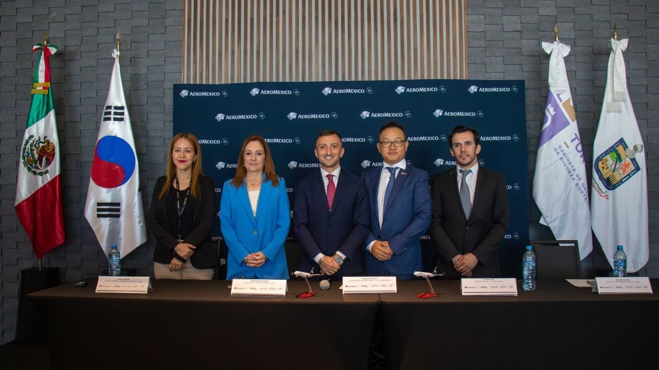 Nuevo León se conecta con Asia, con ruta Monterrey-Seúl