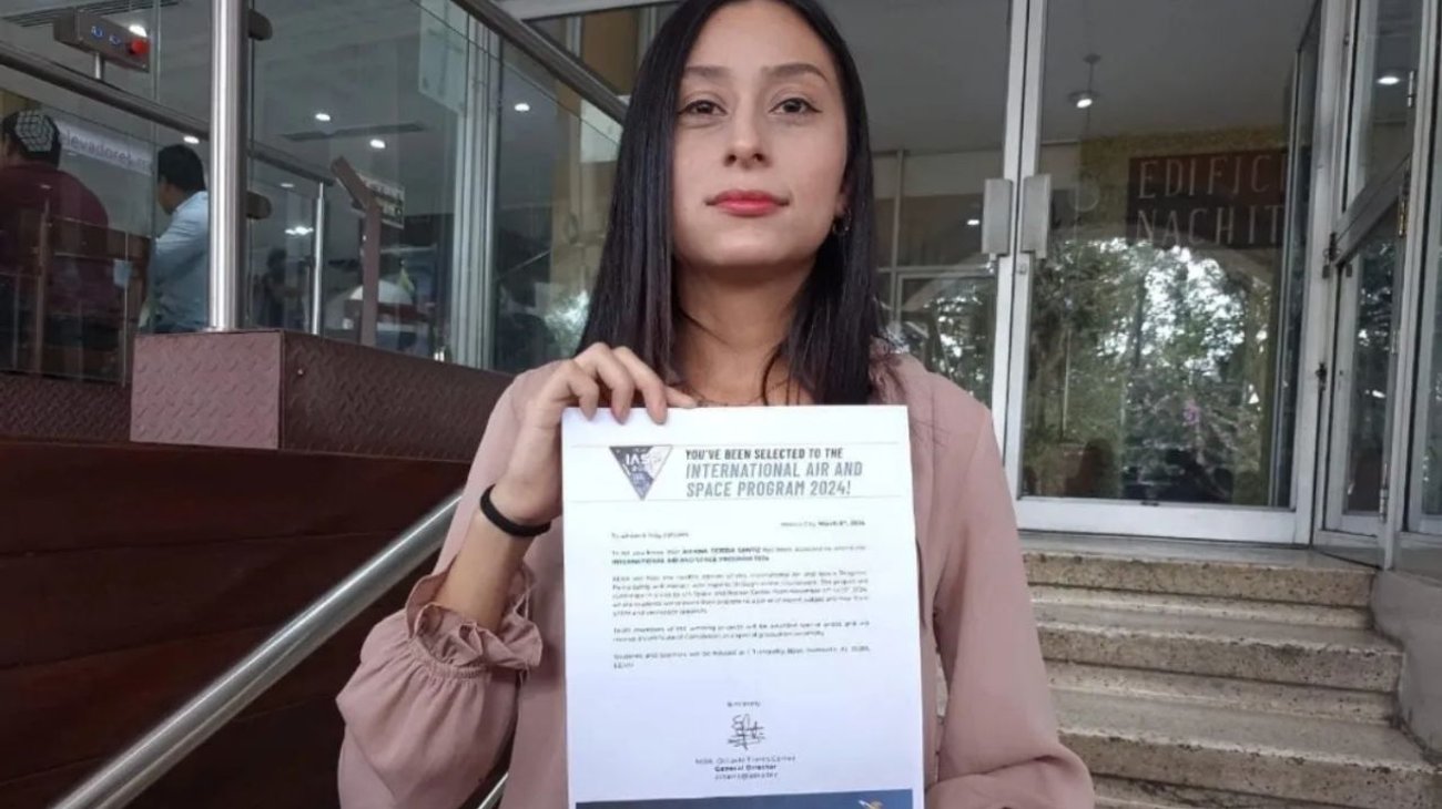 Estudiante seleccionada por la NASA pide apoyo para el viaje