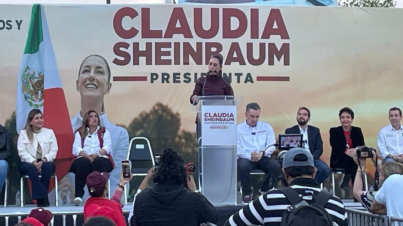 Llama candidata Claudia Sheinbaum a votar por '5 de 5'