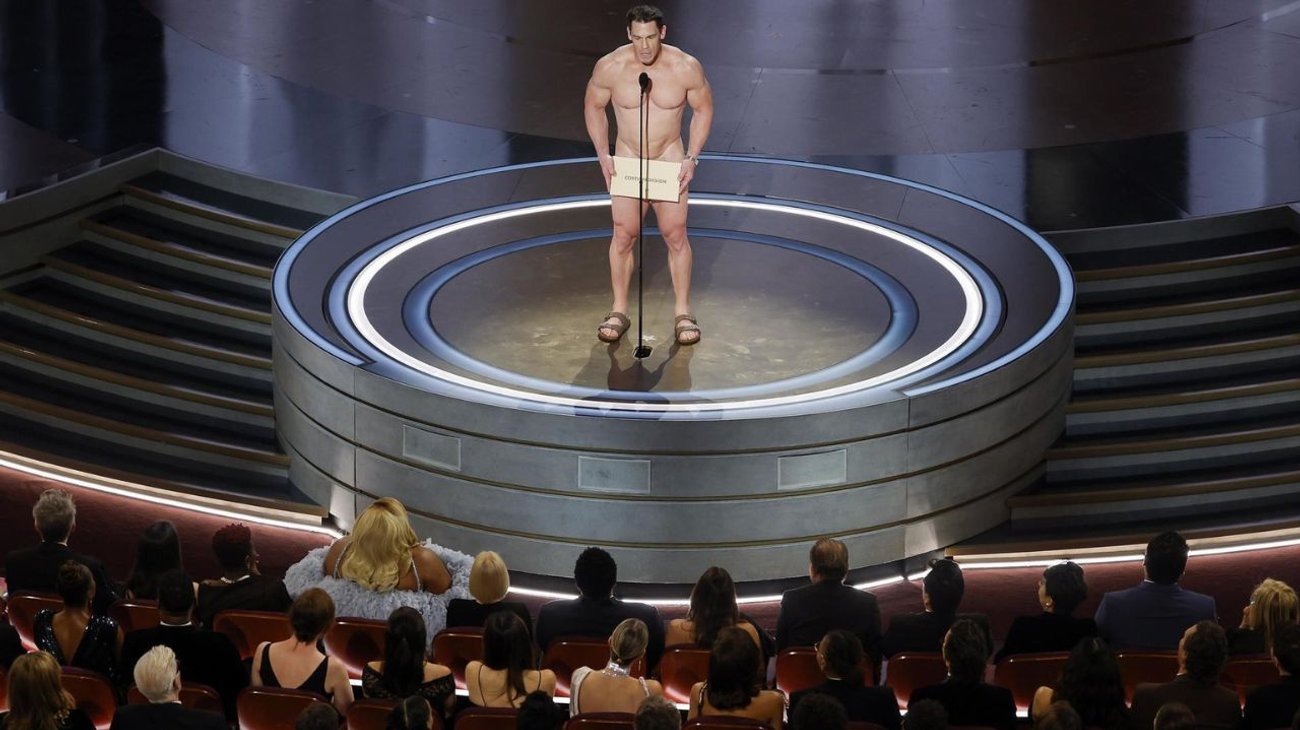 ¿Por qué se desnudó John Cena en los Premios Óscar?