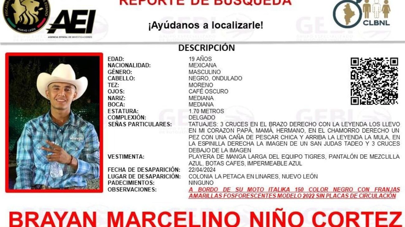 Reportan como desaparecido a bombero de Linares