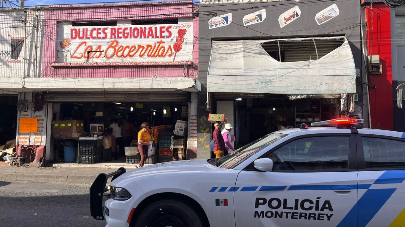 Reportan balazos en el Centro de Monterrey; hay 2 detenidos