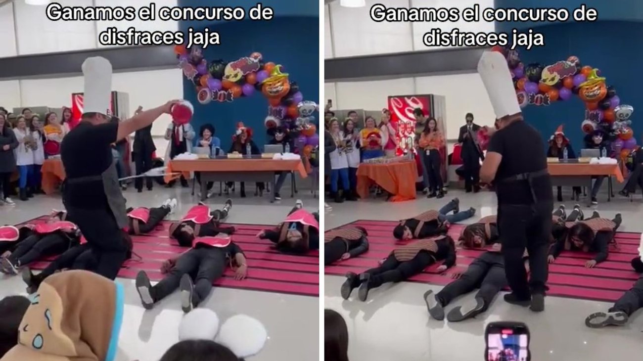 Se disfrazan de carnita asada y ganan concurso en Monterrey