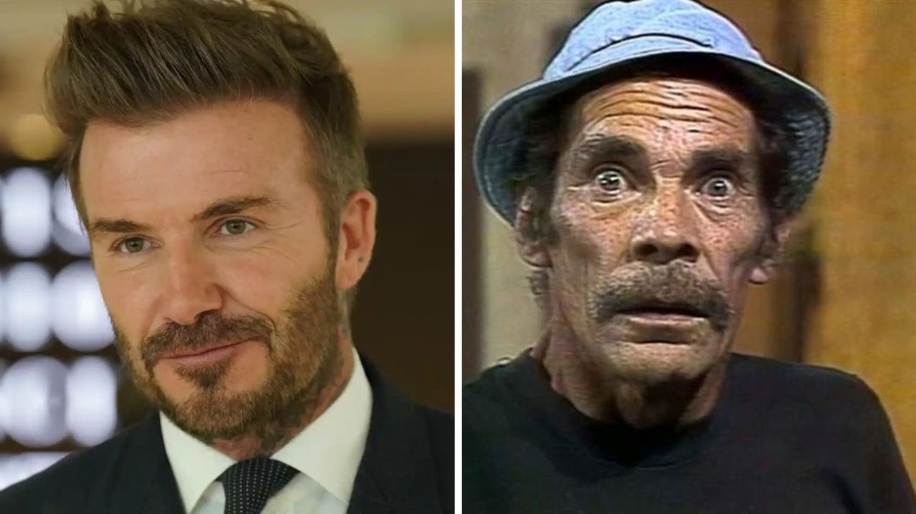 ¿David Beckham o Don Ramón? Dibujo se hace viral