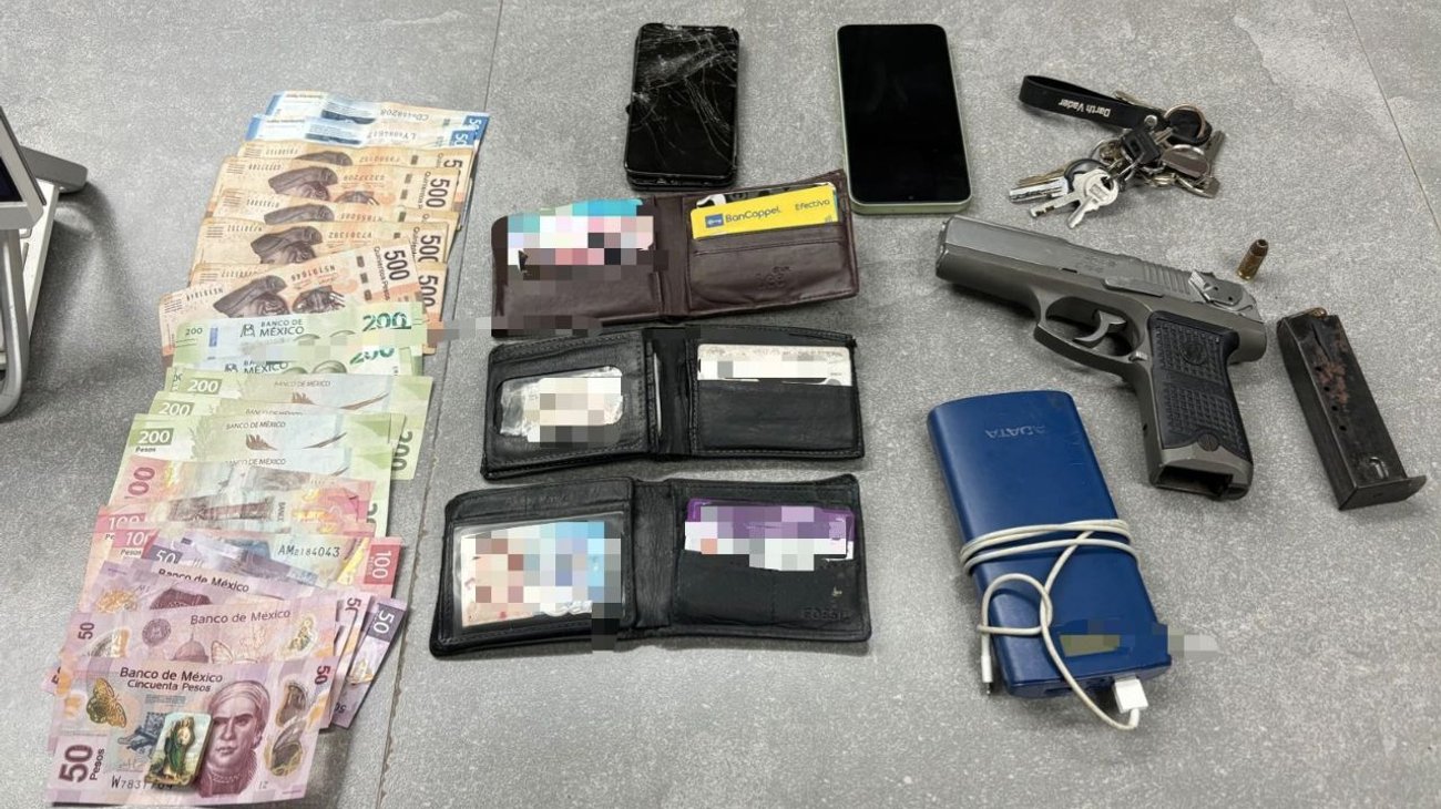 Dos detenidos por posesión de arma y drogas en Guadalupe