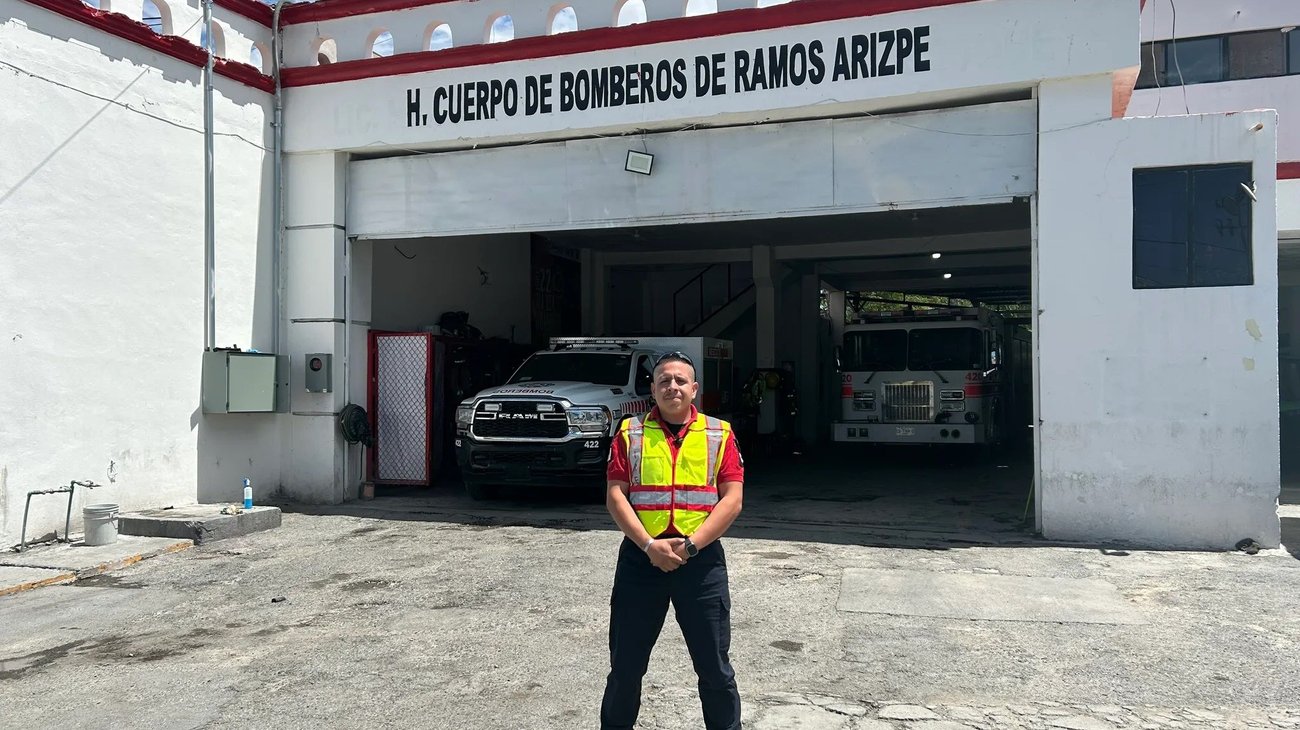 Bombero de Ramos Arizpe será reconocido tras 19 años de servicio