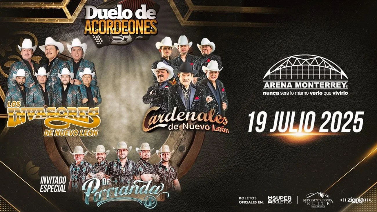 Tendrá la Arena Monterrey un Duelo de Acordeones