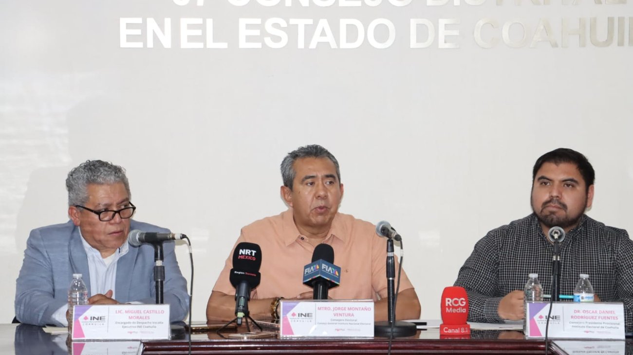 INE e IEC garantizan elección segura rumbo a comicios de Coahuila