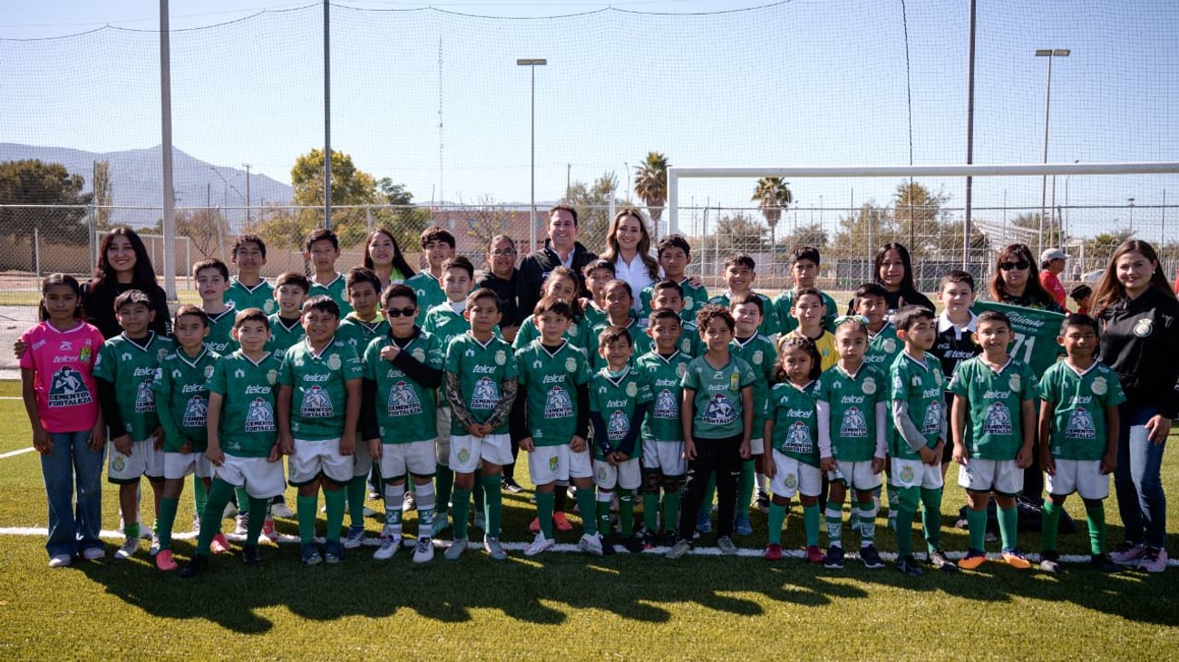 Saltillo renueva cancha del parque Carlos R. González