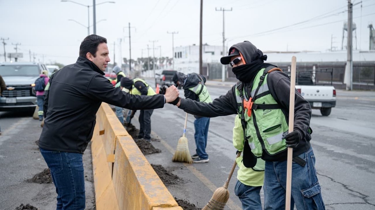 Alcalde supervisa labores del programa “Aquí Andamos” en Saltillo