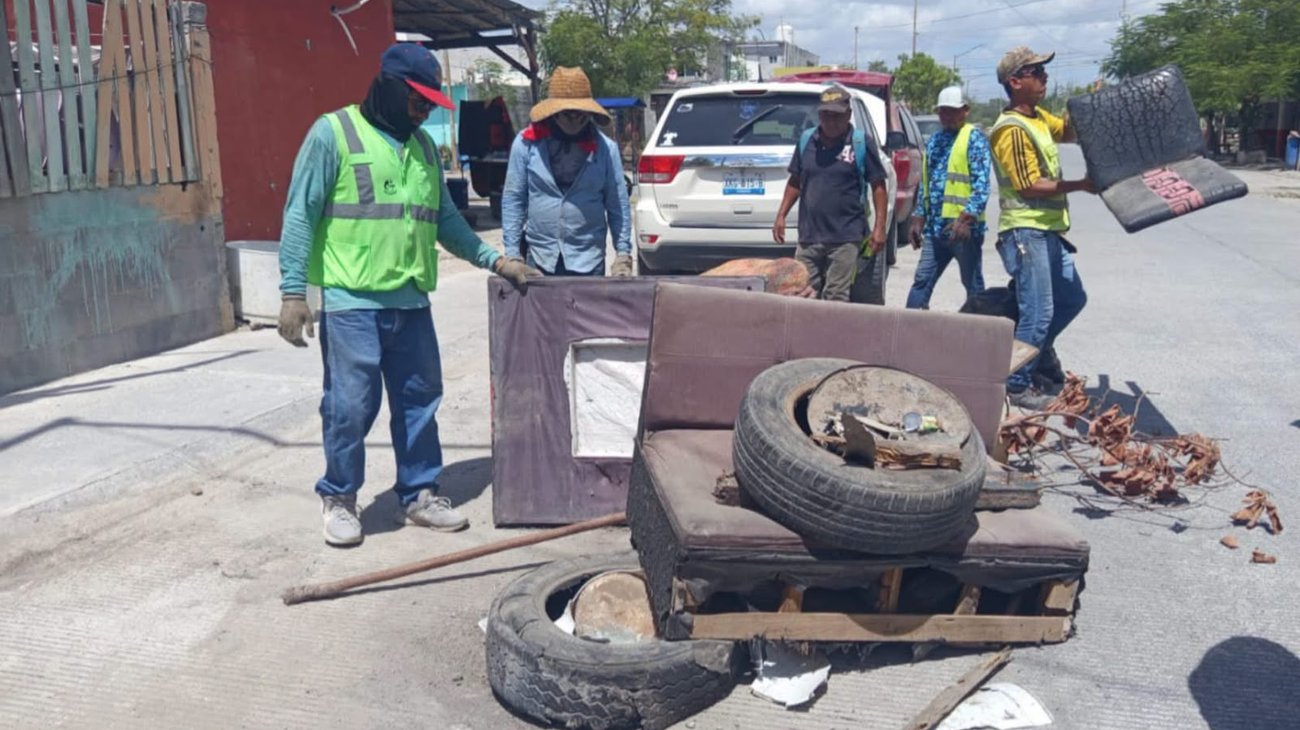 Reynosa mantiene operativo de limpieza y advierte multas