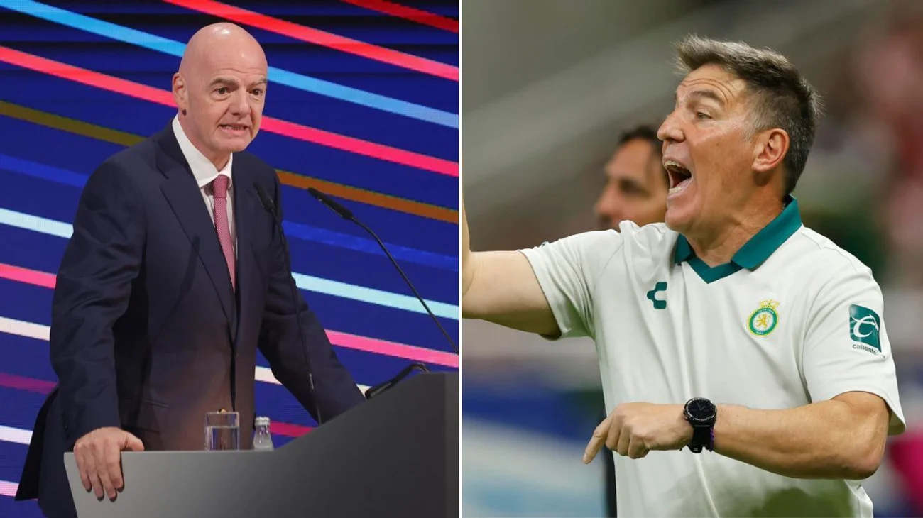 Arremete técnico del León contra presidente de la FIFA