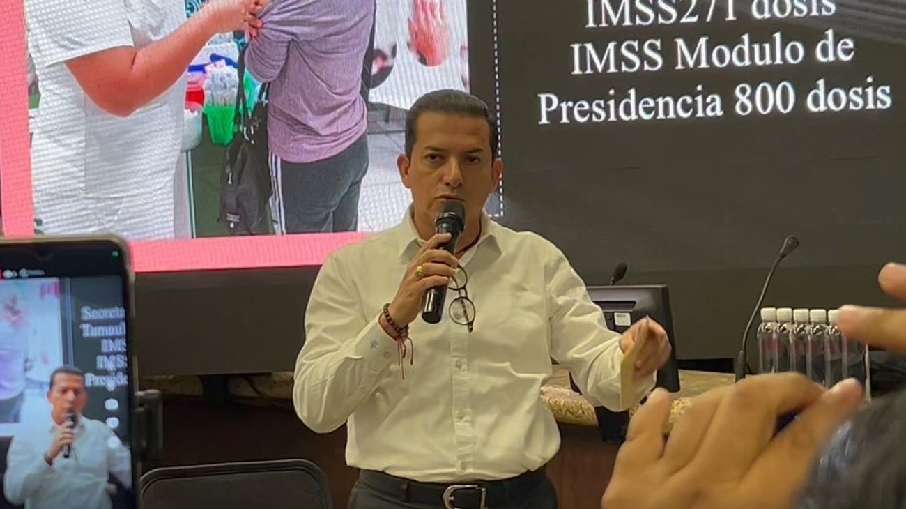 Aplican más de mil 700 vacunas en megabrigada en Matamoros