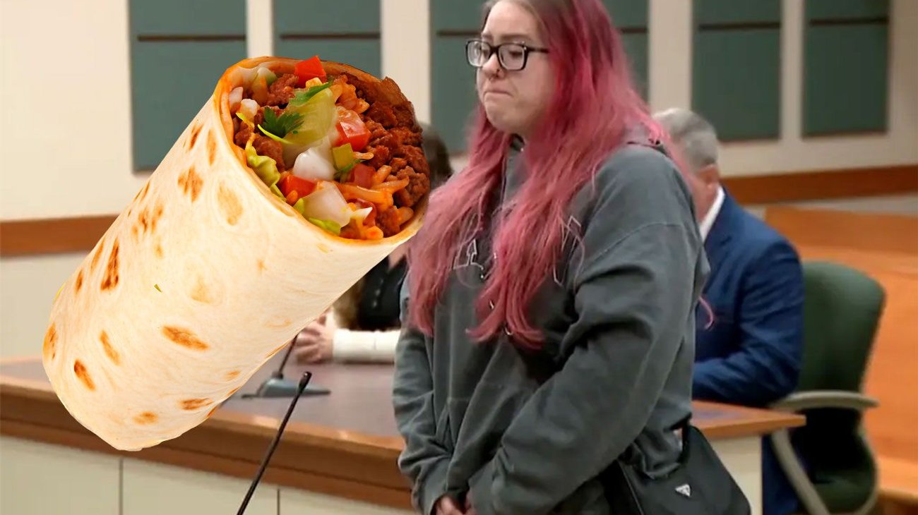 Ejemplar sentencia a clienta que lanzó burrito a empleada