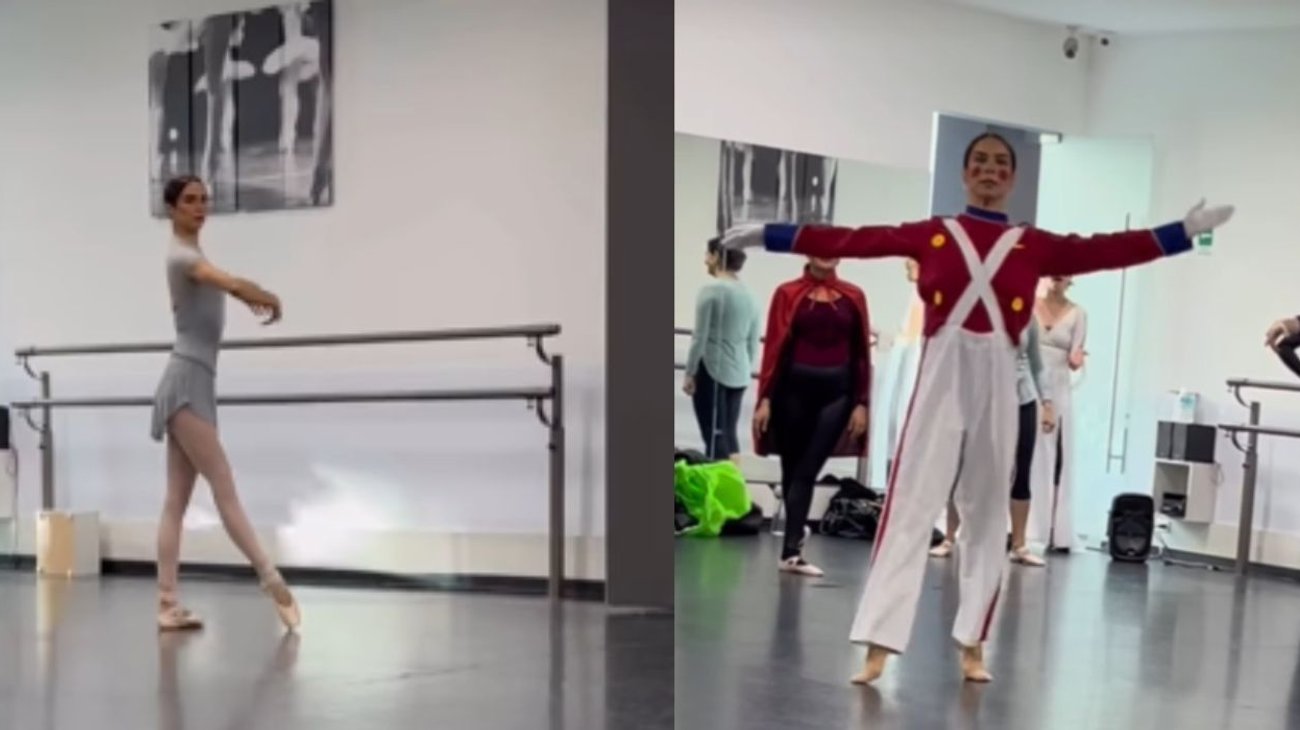 Sorprende Biby Gaytán al bailar ballet a sus 54 años