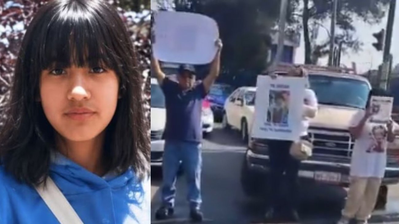 Protestan en CDMX por desaparición de Rosa Esbeid de 12 años