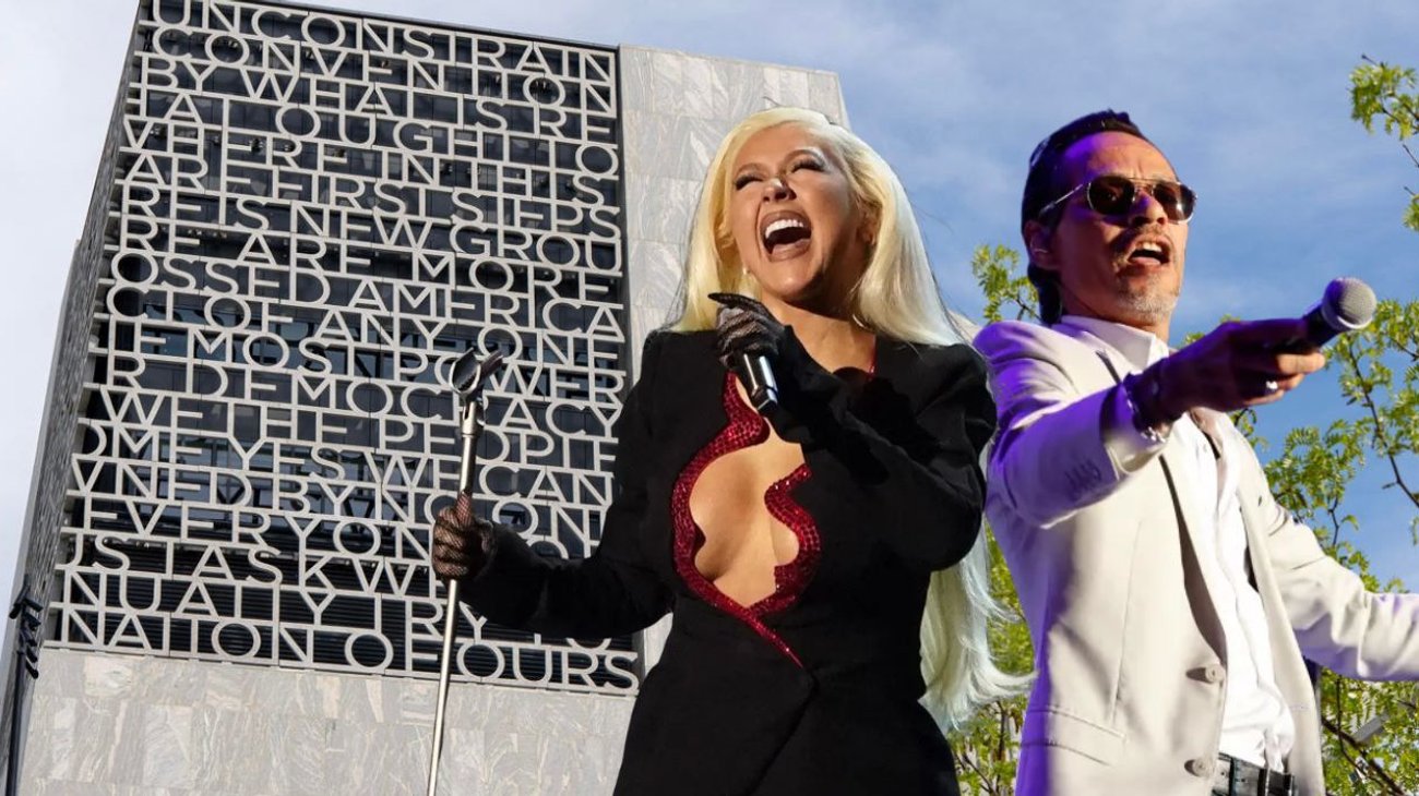 Encabezarán Aguilera y Marc Anthony apertura del Centro Obama