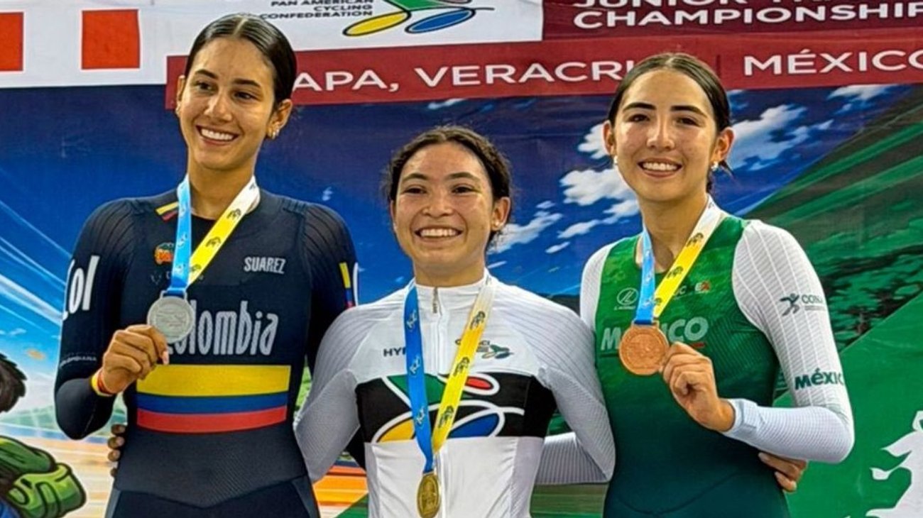 México gana 8 preseas en Panamericano de Ciclismo de Pista Junior