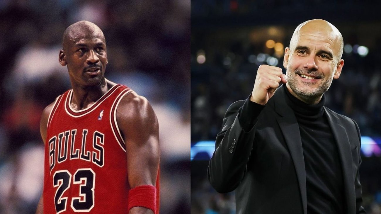 Despide Michael Jordan a Guardiola con homenaje en Manchester
