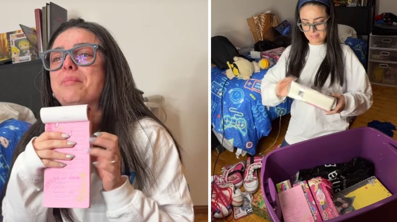 Violeta Isfel regala objetos de 'Antonella' entre lágrimas