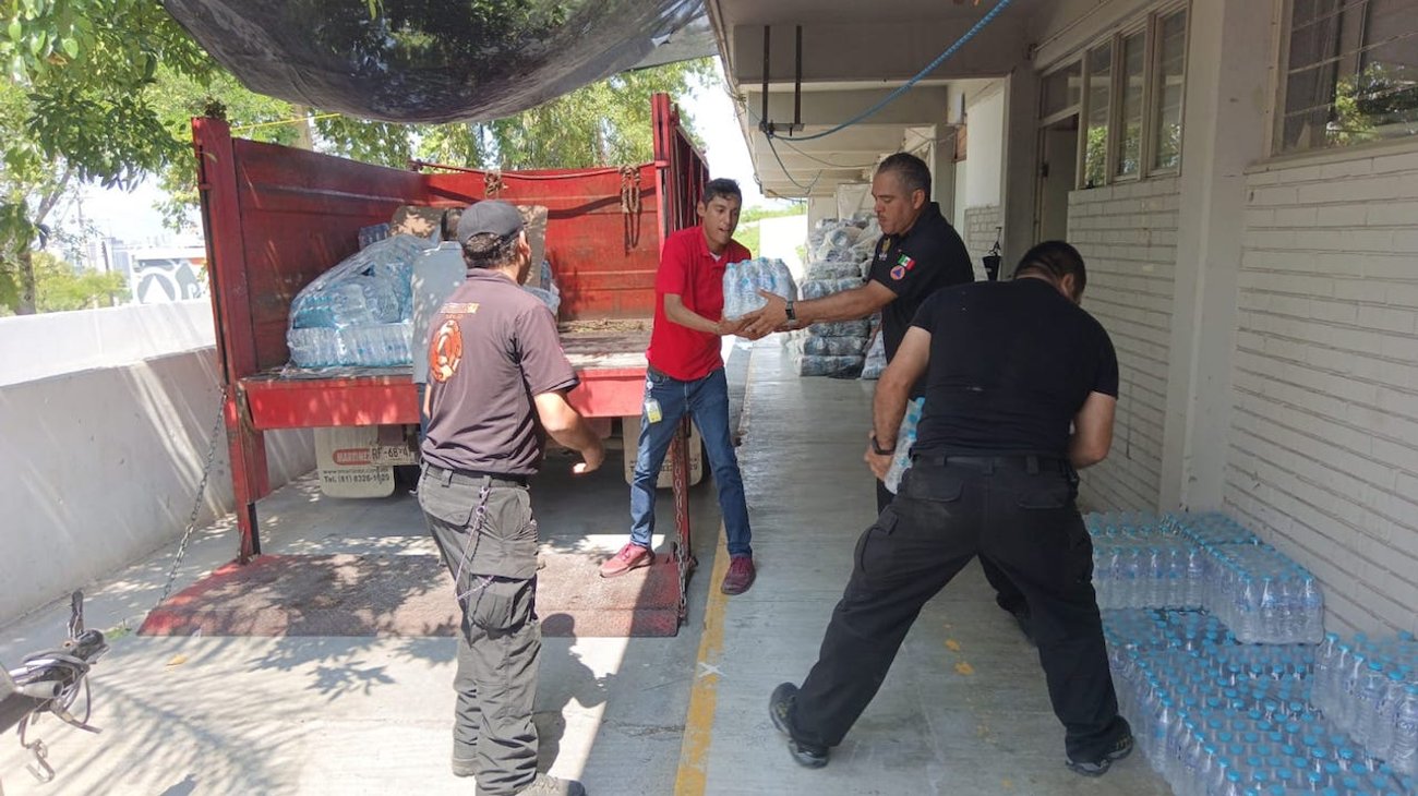 Entrega Parque Fundidora más de 5 toneladas de víveres