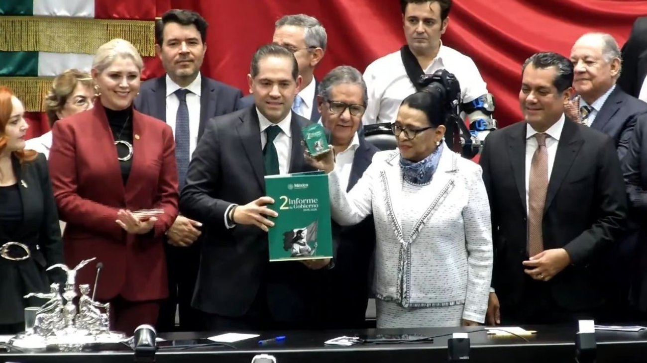 Cámara de Diputados recibe Segundo Informe de Claudia Sheinbaum
