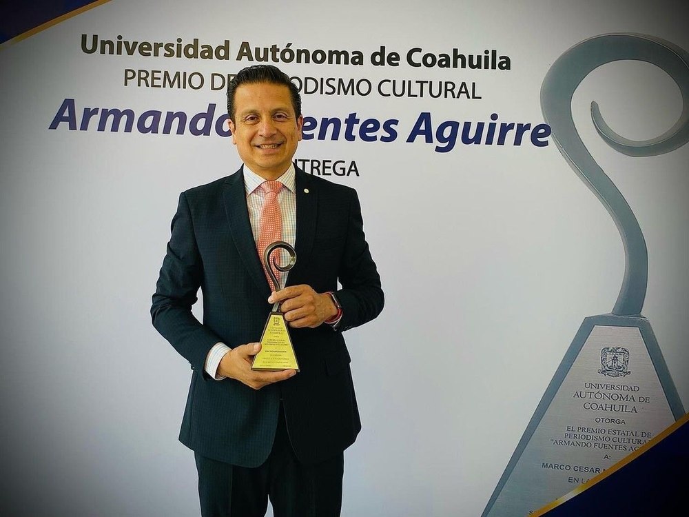 Obtiene conductor de Azteca Noreste premio de periodismo