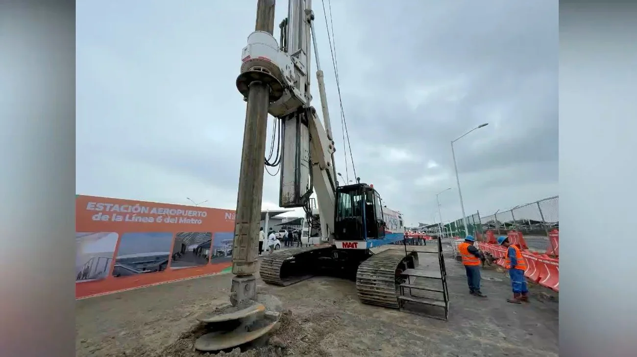 Arranca construcción de la estación Aeropuerto del Metro