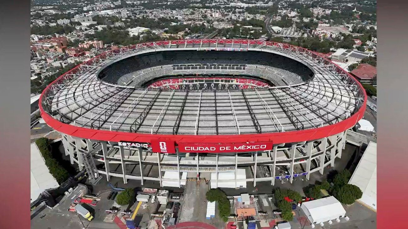 Reportan listo el Azteca para su tercera apertura mundialista