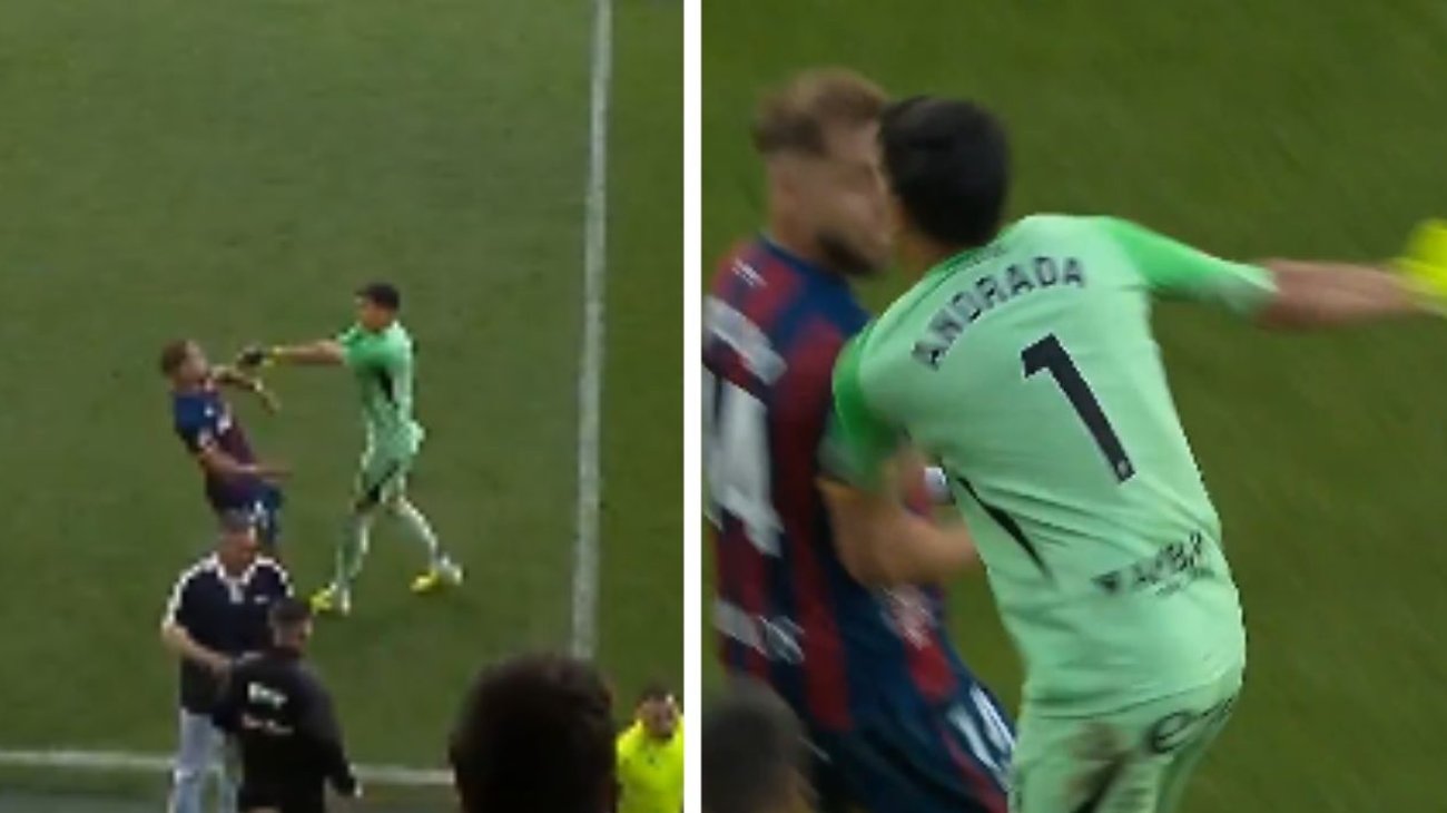 Esteban Andrada, exrayado, golpeó brutalmente a rival en España