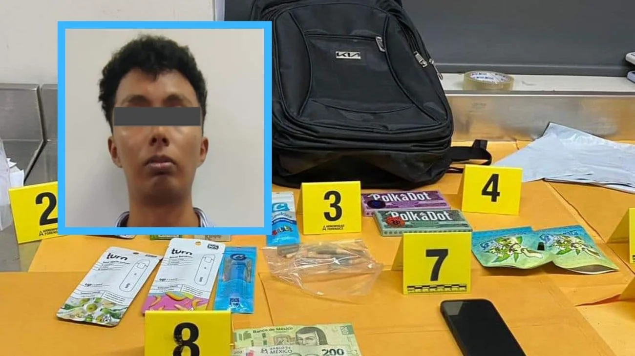 Detienen a estudiante con drogas en Ciudad Universitaria