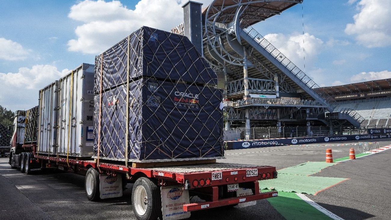 Arriban a CDMX los monoplazas de la F1 para el GP de México