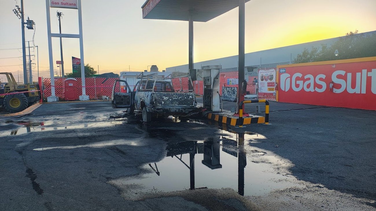 Incendio en negocio de gas deja un lesionado en General Zuazua