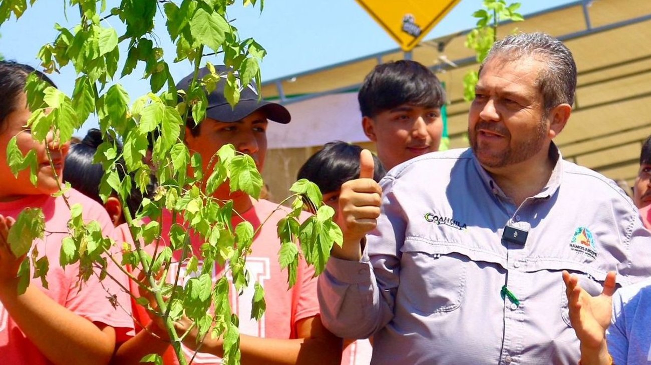 Ramos Arizpe supera los 2 mil 300 árboles plantados