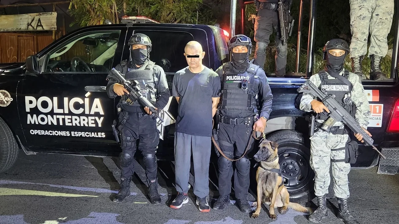 Detienen a sujeto con drogas y billetes falsos en Monterrey