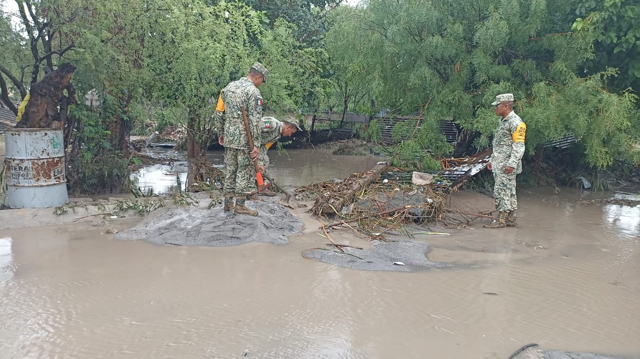 Ejército activa Plan DN-III-E por lluvias en Monclova