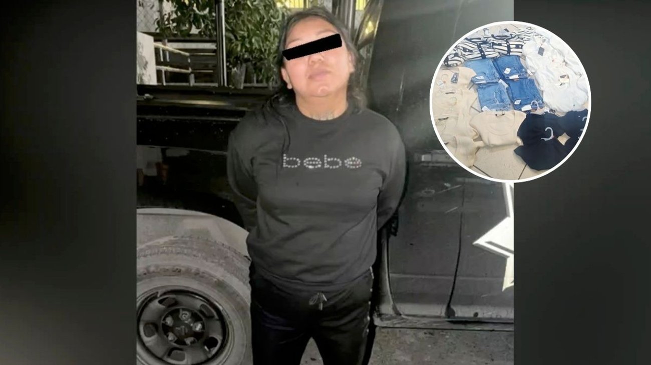 Cae fardera en tienda de Monterrey; llevaba $10 mil pesos en ropa