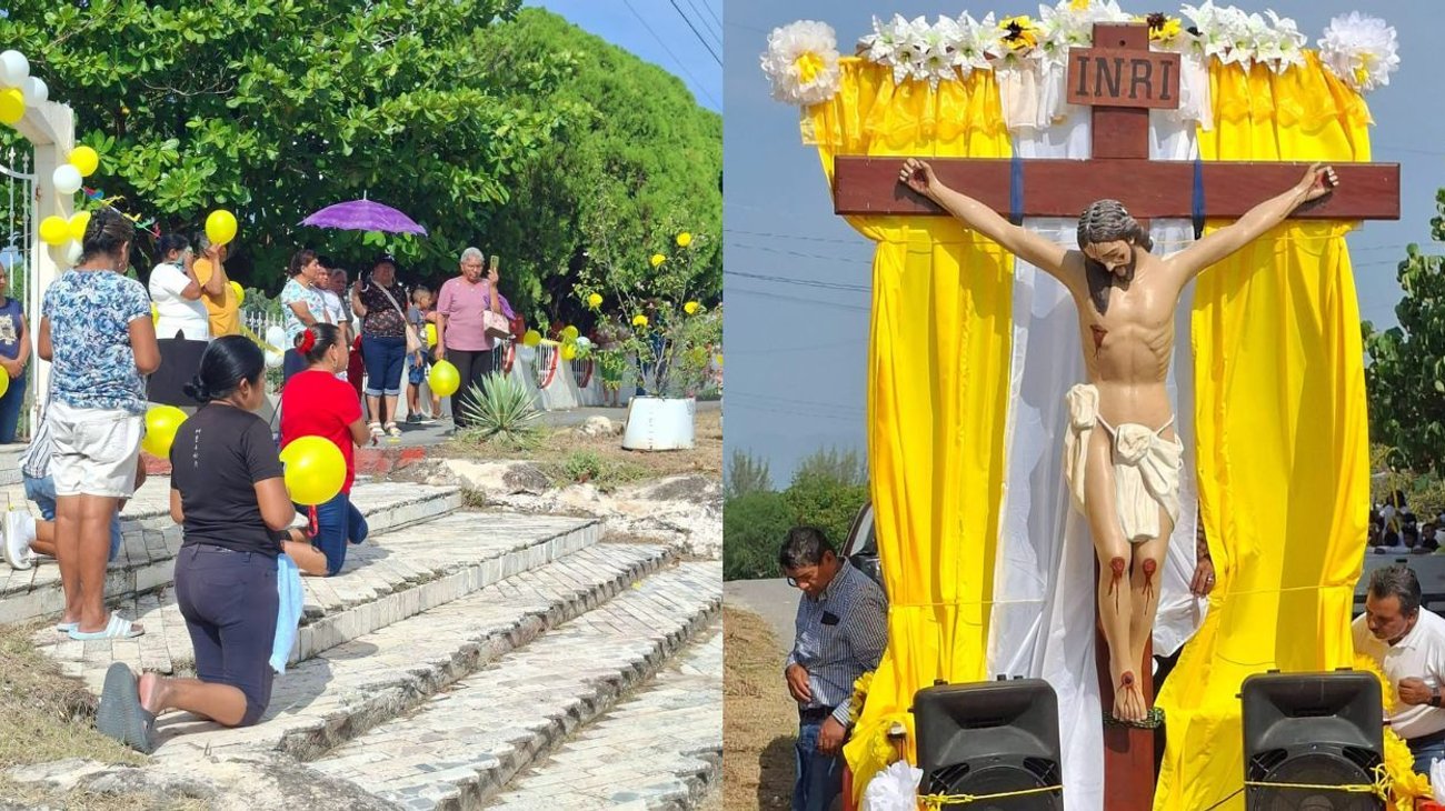 Fe se desborda por fiestas del Señor de la Paz en Santa Engracia 