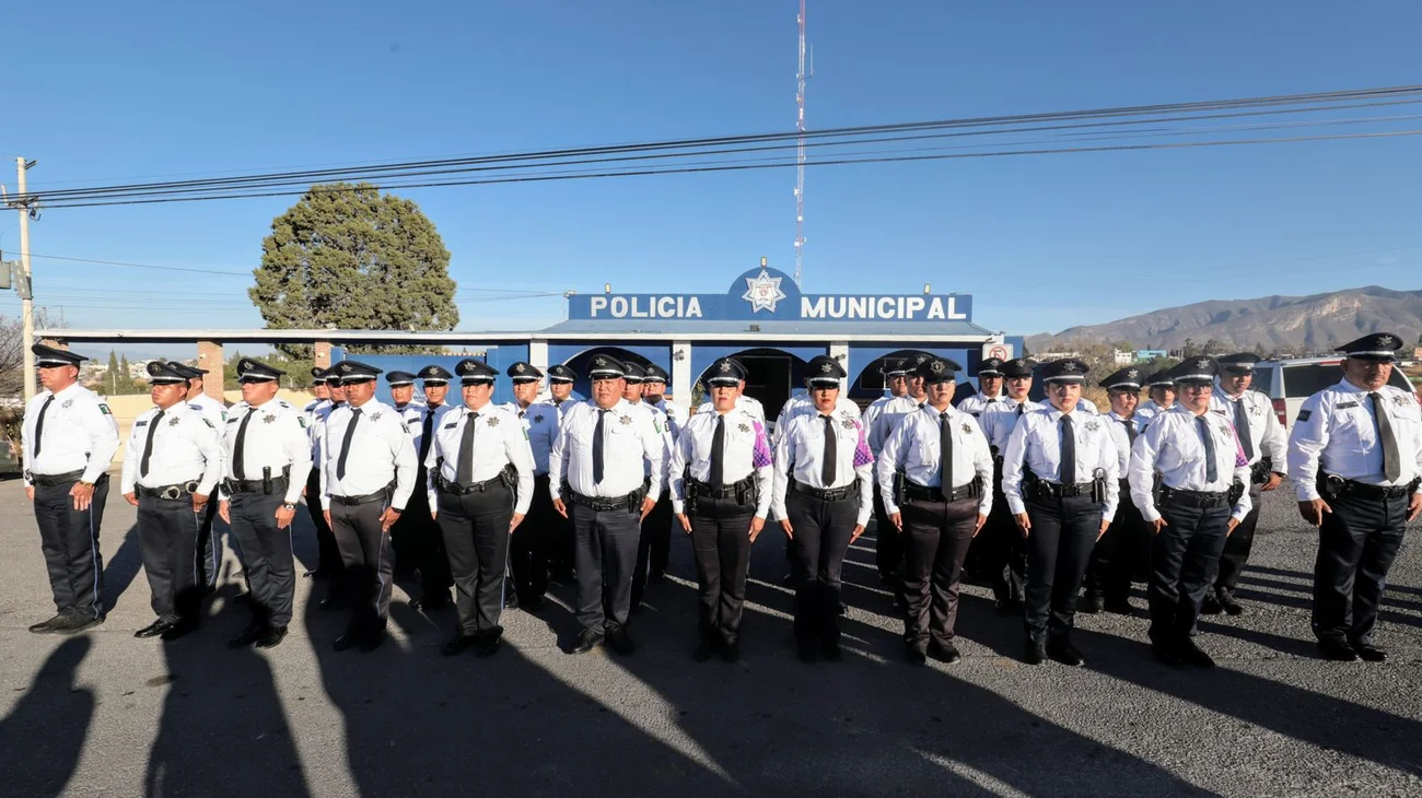 Festeja el día del policía en Arteaga Coahuila