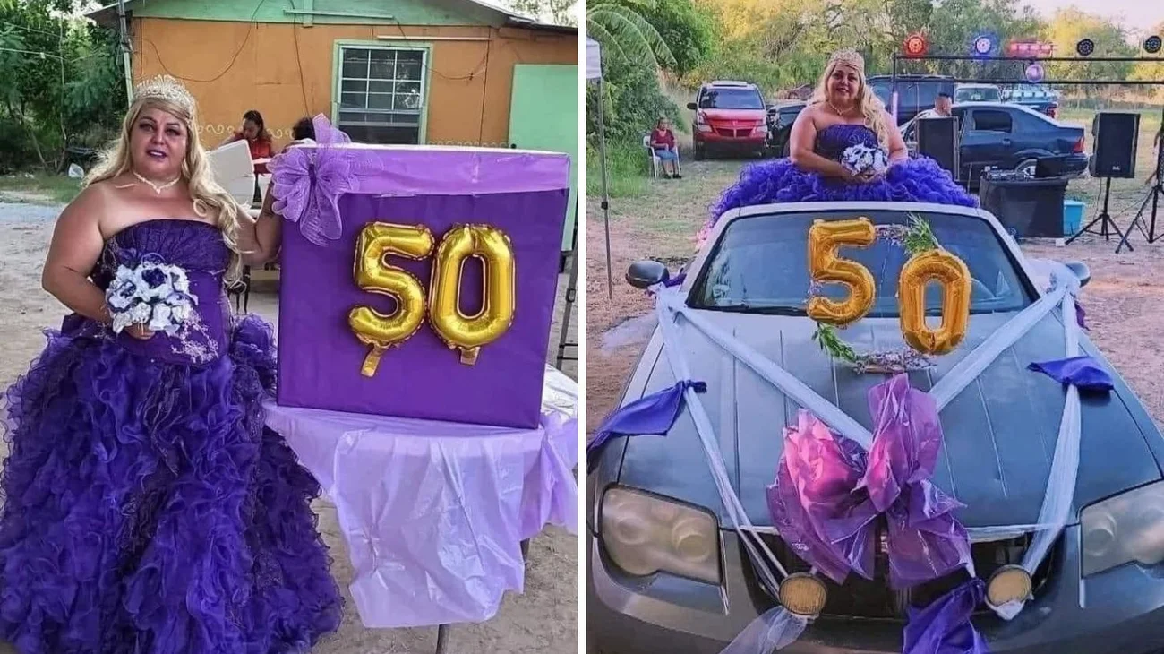 Celebra sus 50 primaveras al estilo de un XV años